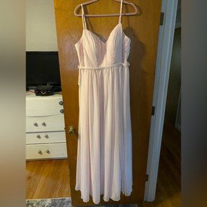 Azazie Zuma bridesmaid dress in Blushing Pink - NWT